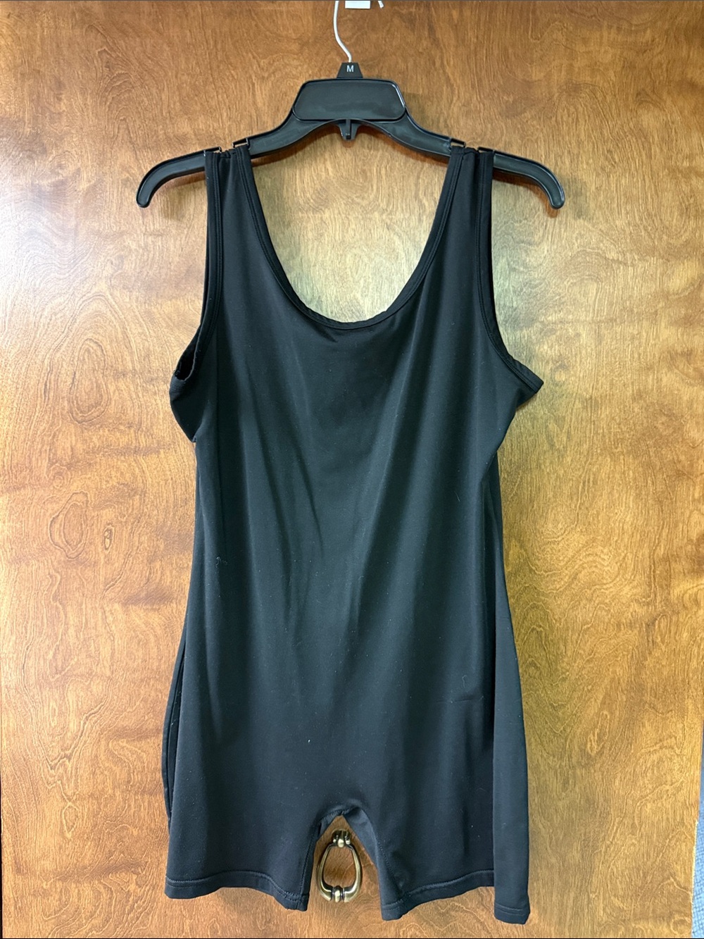 Black Sleeveless Romper Bodysuit